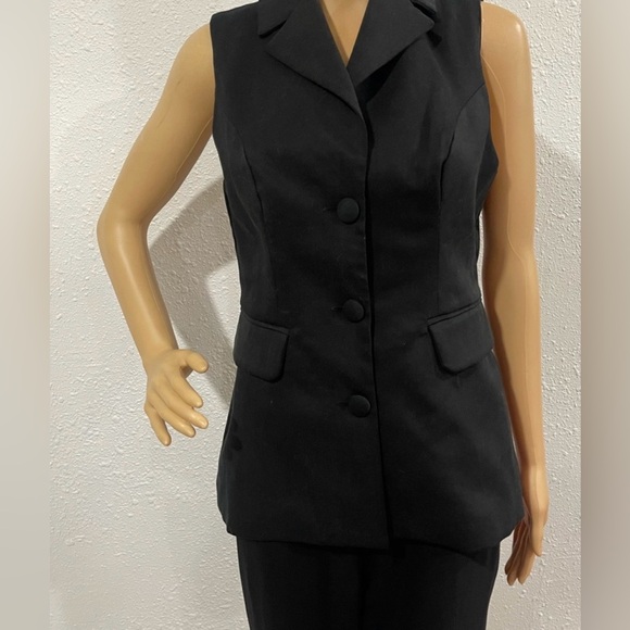 Reformation Black Sleeveless Blazer Top - Picture 2 of 4